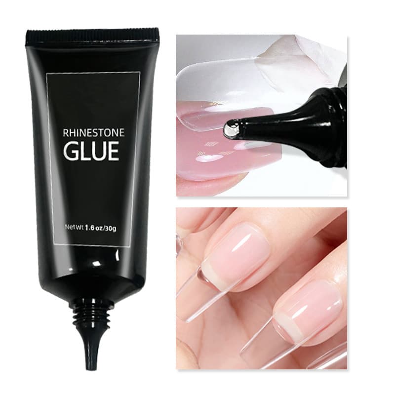 30g Strong Adhesive Nail Glue for Cross-Border Nail Art, No Powder Needed, No-Wash, Super Sticky, Long-Lasting Jewelry Glue, Wholesale Cross-Border Hot Sale