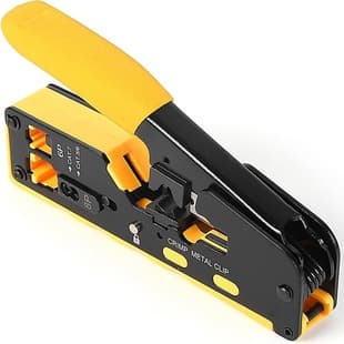 Category 7 Network Crimping Tool, Crimper, Stripper, 5/6/7 Category Stripping, Cutting, Wire Cutting RJ45 Multifunctional Wholesale