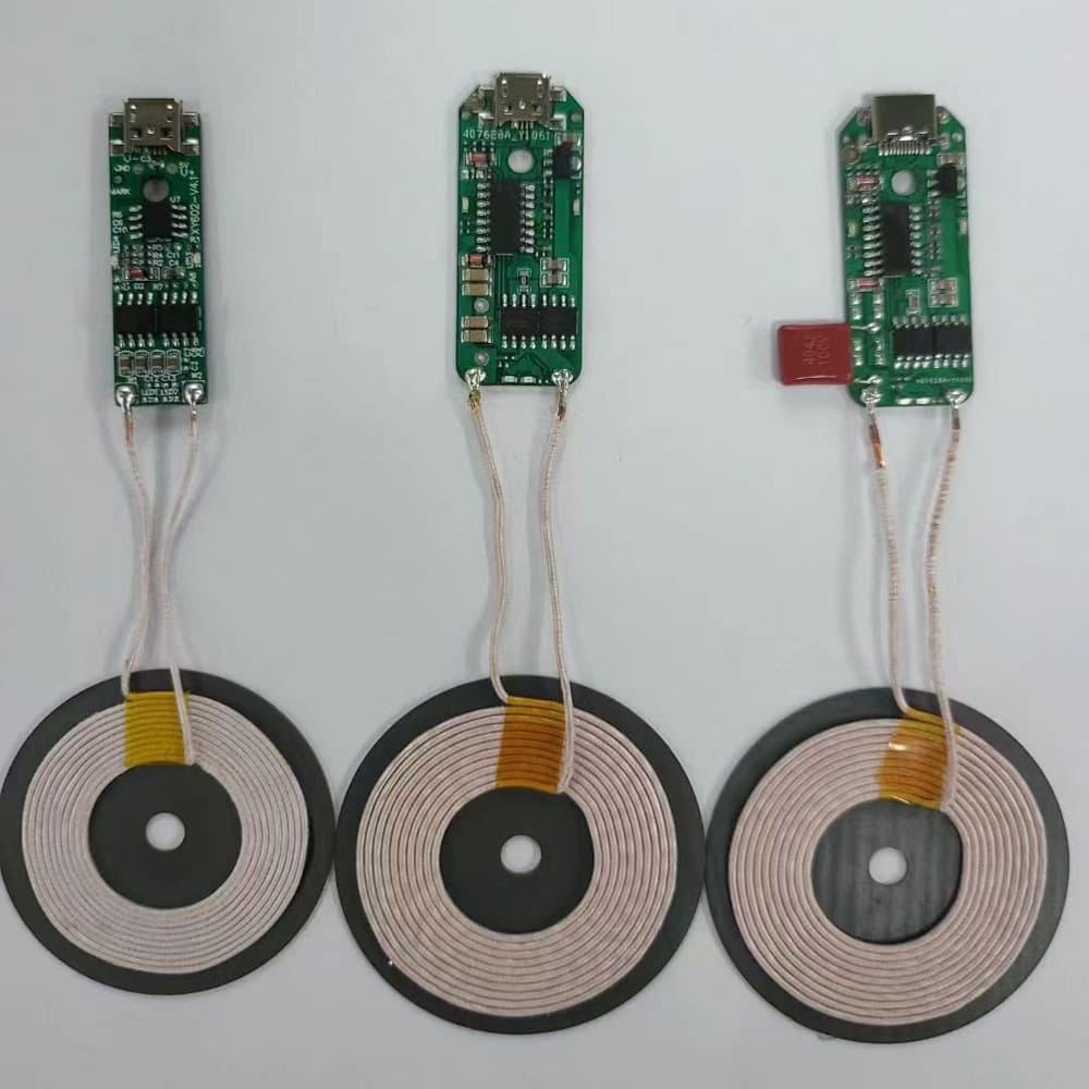 Wireless Charger PCBA Main Board Solution Board Coil 15W 25W Development Production Circuit Board Wireless Charger PCBA Solution Board