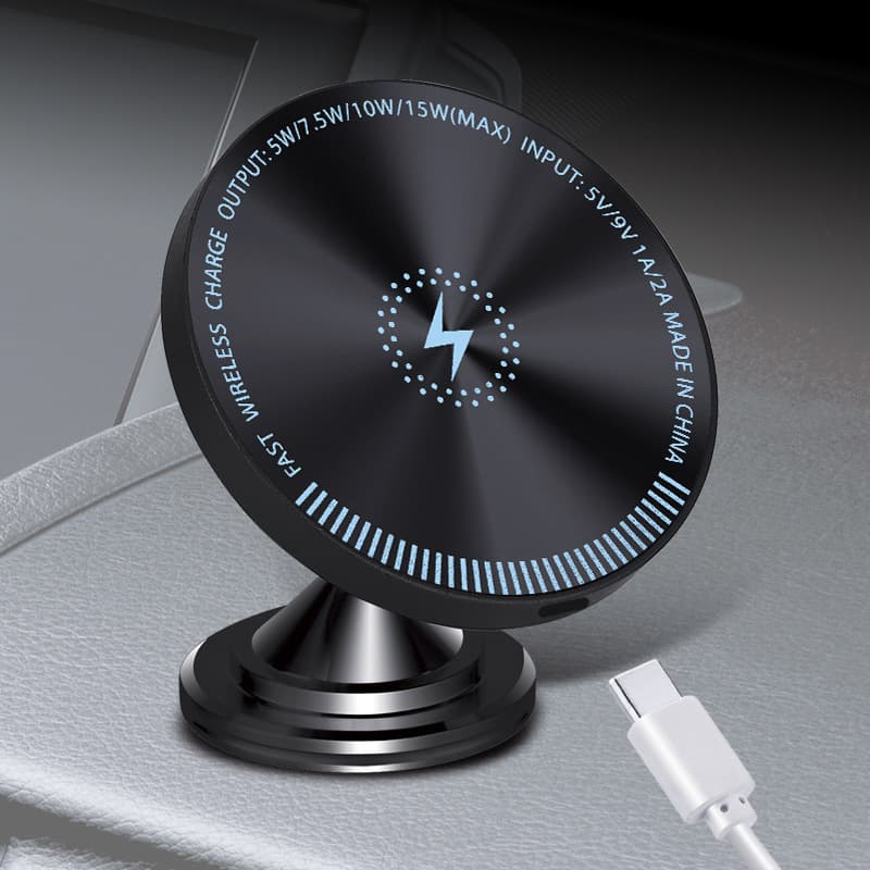 MagSafe Magnetic Wireless Charger, Compatible with Apple and Android Super Fast Charging, 15W Car Phone Mount