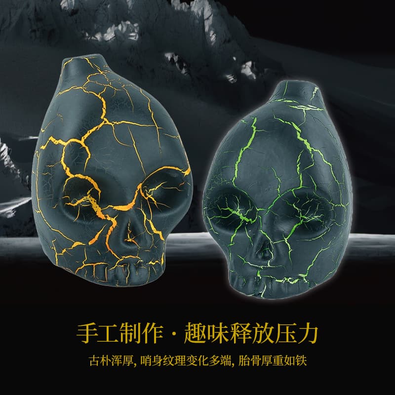 Cross-border Explosions Aztec Death Whistle Ghost Whistle Halloween Crafts Aztec Whistle Can Set Private Models