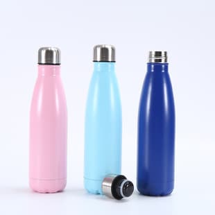 Large Capacity Cold Cola Bottle Water Bottle American 304 Stainless Steel Cross-border Outdoor Cycling Sports Portable Insulated Cup