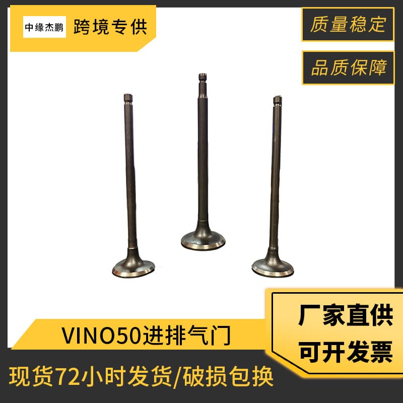 Motorcycle Engine Parts Compatible with YAMAHA Gear-UA06J/JOG-SA36 VINO50 Intake and Exhaust Valves