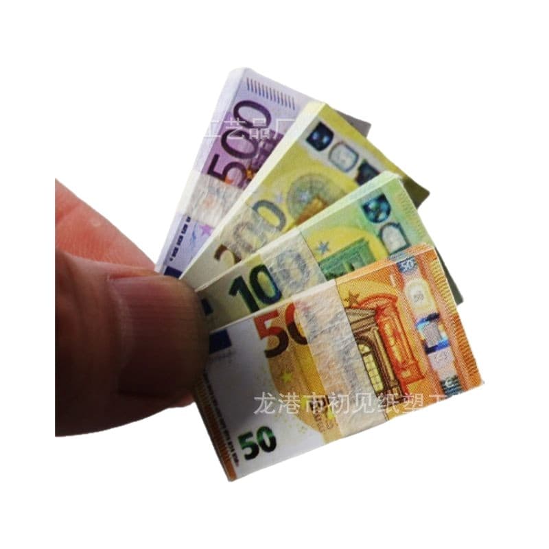 Dollhouse Miniature Props [Miniature Model Simulation Banknotes] BJD Accessories Dollhouse Food Play