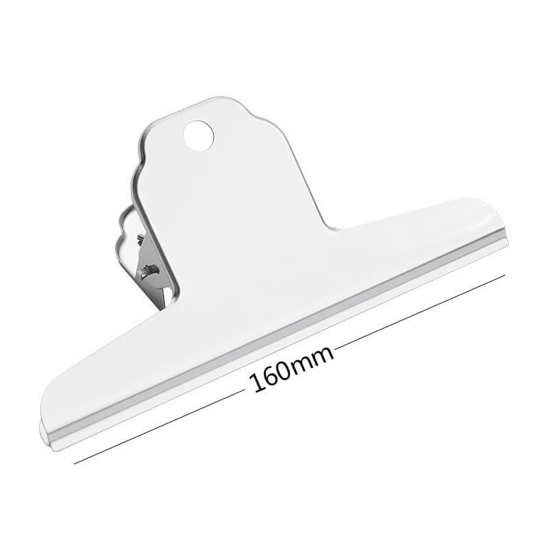Manufacturer's best-selling stainless steel mountain-shaped clip art drawing board clip office note clip metal clip iron clip 160mm