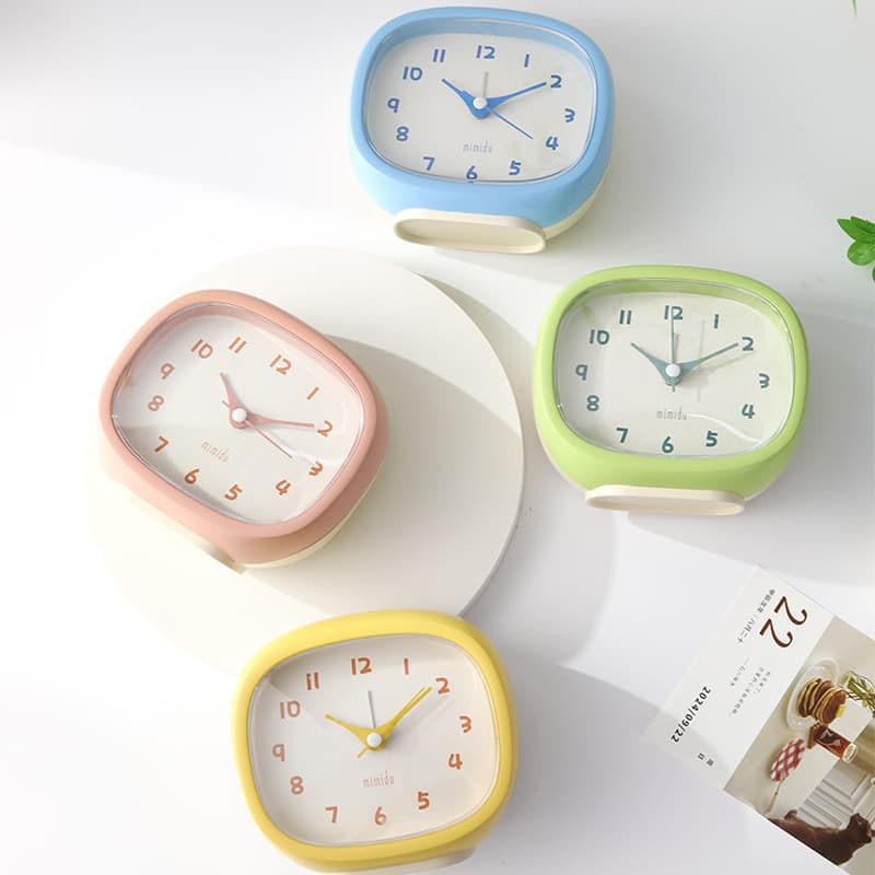 High-Aesthetic Ins Time Management Desktop Clock, Kids Wake-Up Clock, Small Home Alarm Clock for Elementary School Students