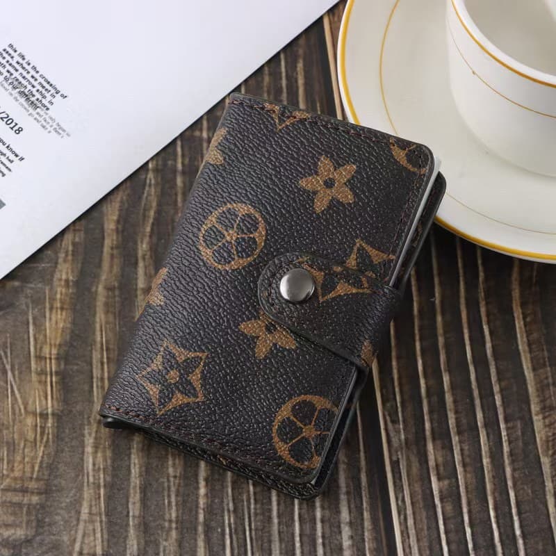 Cartoon Card Holder Wholesale Korean Style Large Capacity Multi-Slot PU Leather Coin Purse Card Case Anti-Demagnetization Buckle Card Holder