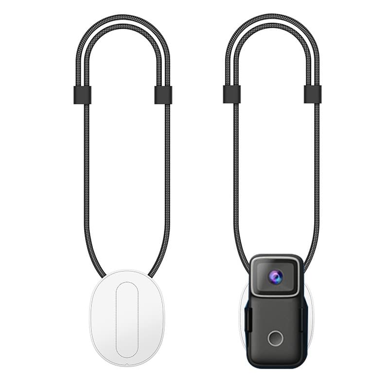Portable Magnetic Running Record SJCAM Action Camera Lanyard Fixed Back Clip Accessory Compact Sports Camera Attachment
