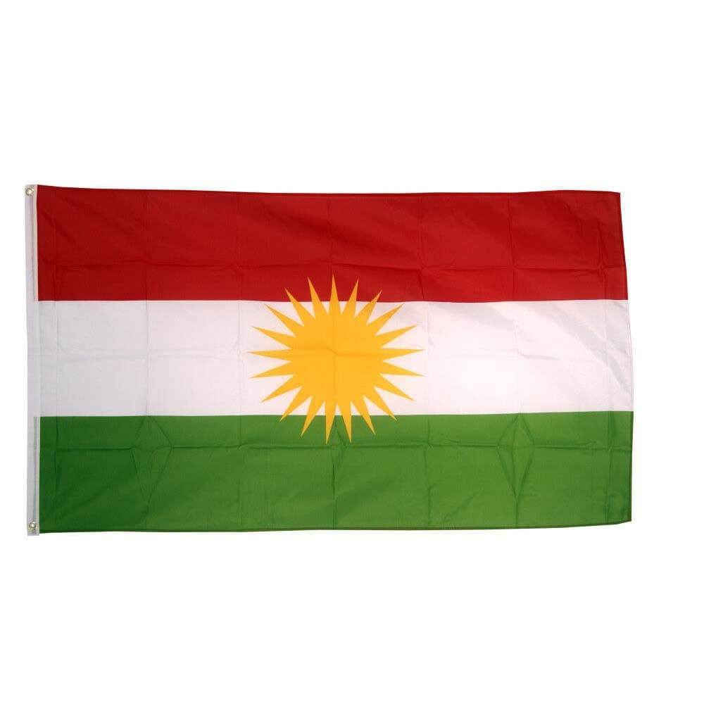 Iraqi Kurdistan Region Flag Kurdistan Flag Polyester Flag 3*5ft In Stock Manufacturer
