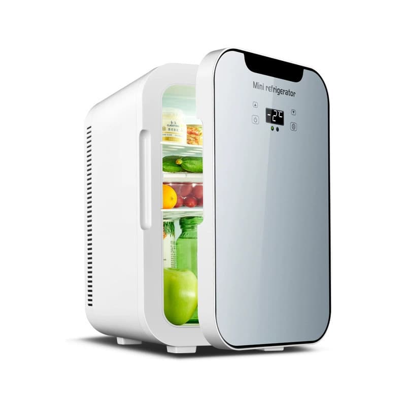Mini small refrigerator car home student dormitory low-power dual-core refrigeration interference-free silent fresh-keeping refrigerator