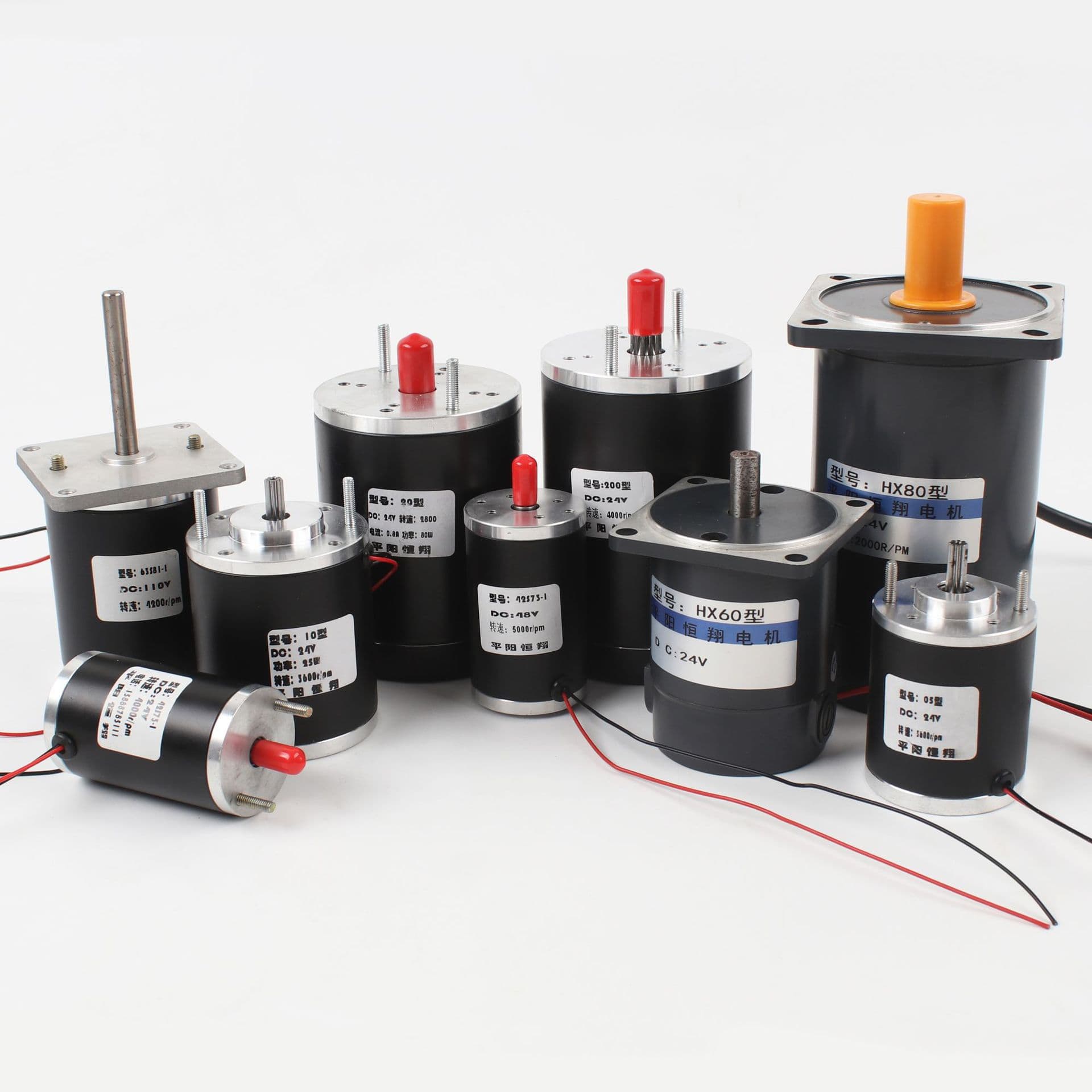 Permanent Magnet DC Brushed Motor 12V-220V for Automation Machinery, Home Appliances, Agricultural Equipment