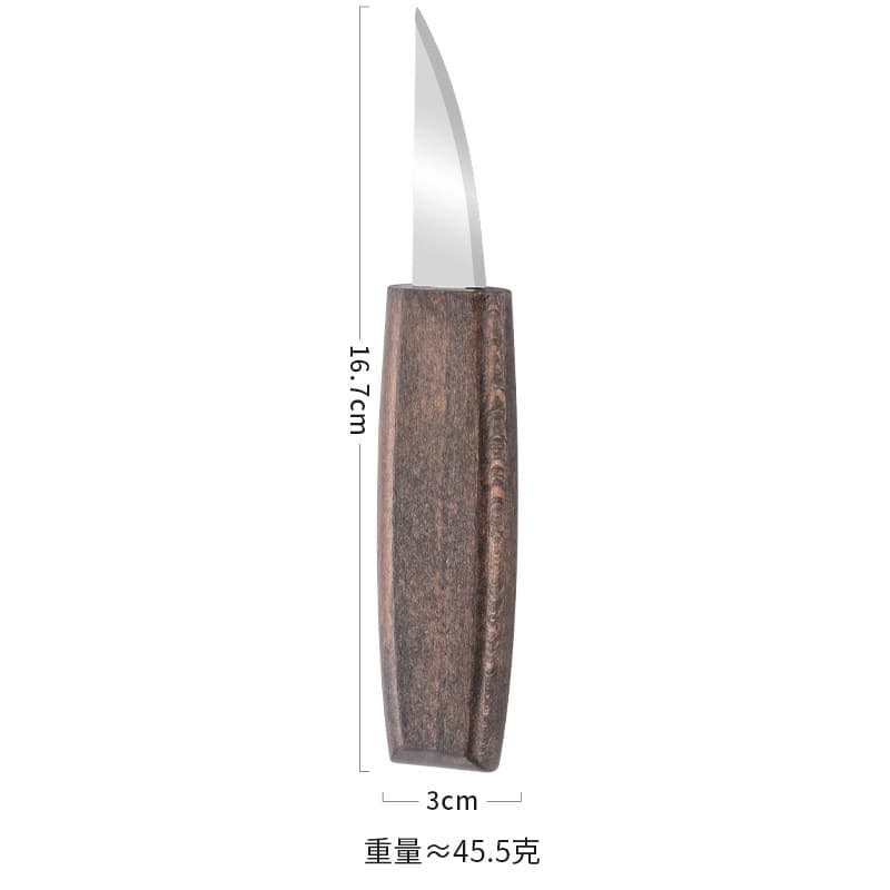 Carving Knife Black Walnut Wood Carving Knife Spoon Carving Knife Utility Knife Detail Knife Flat Chisel Skew Chisel Carving Tool