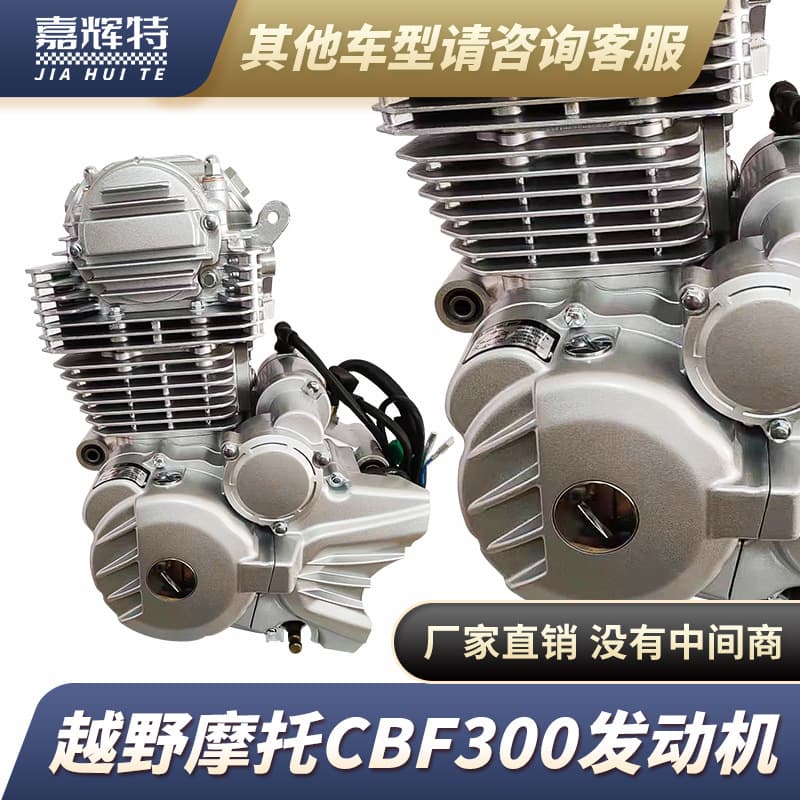 CB-F300 Engine Air-Cooled High-Sai Zongshen CQR Bosoer Dirt Bike Vertical Big Head Engine Off-Road Modification