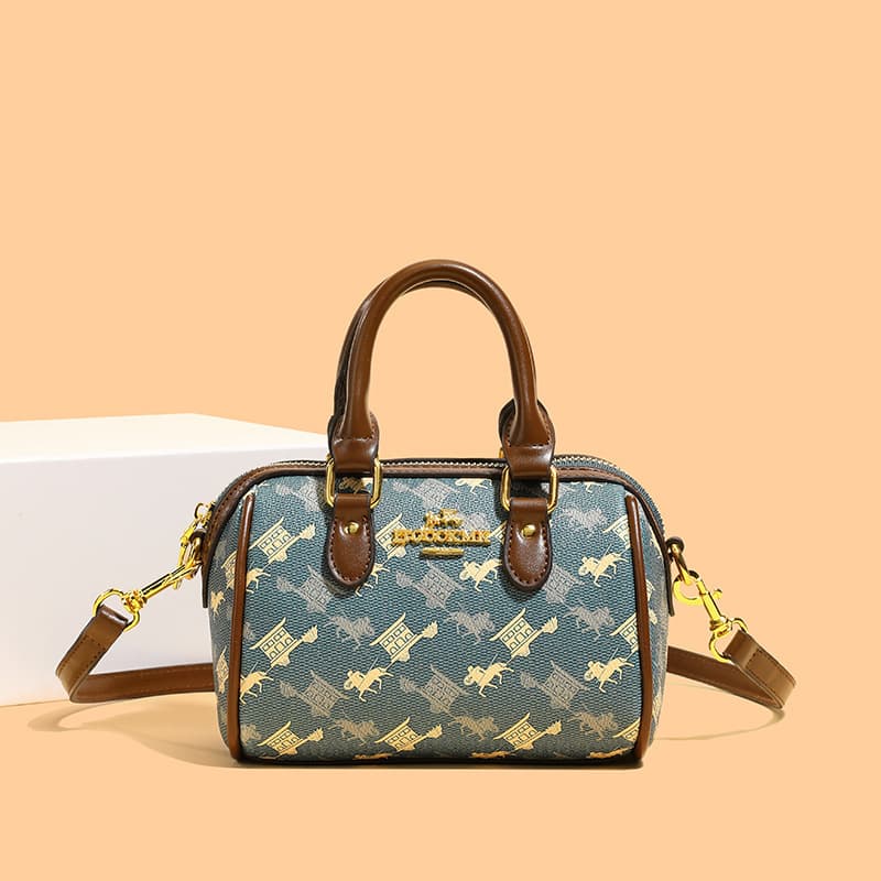 High-Aesthetic Small Bag for Women 2026 New Light Luxury Fashion Pillow Bag Versatile Printed Handbag Shoulder Crossbody Bag