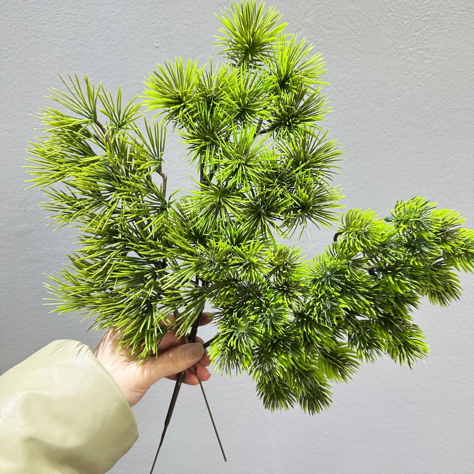 Pine Tree Shaped Potted Plant, Indoor Home Simulation Greenery, Pine Needle Ornament, Chinese Style Artificial Tree Decoration, Indoor Greenery
