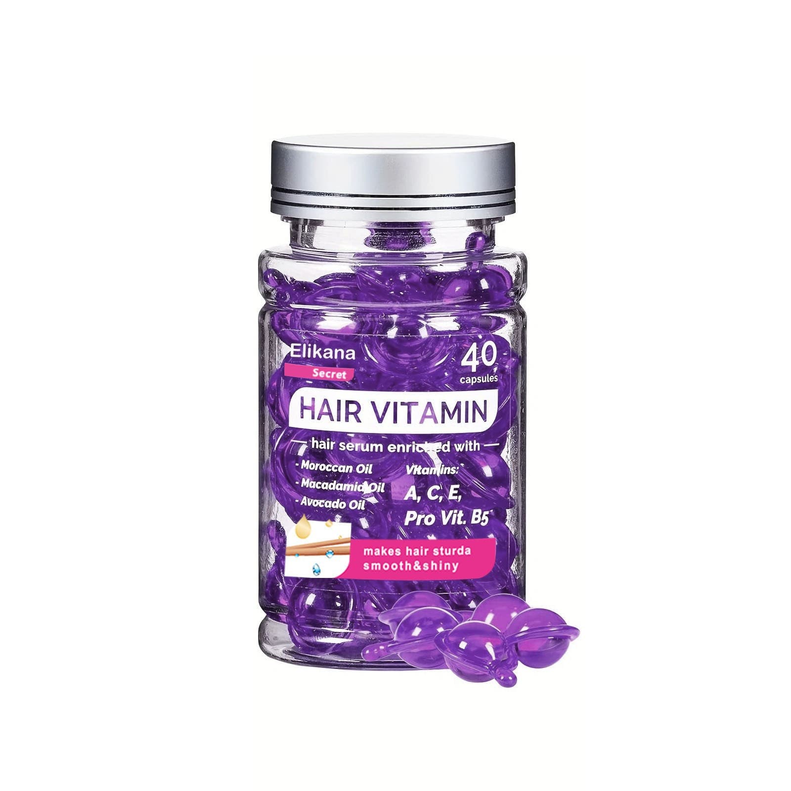 Cross-border Hair Care Essential Oil Capsules, No-Rinse Hair Soft Gummies, Moroccan Hair Essential Oil Capsules, Essential Oil In Stock