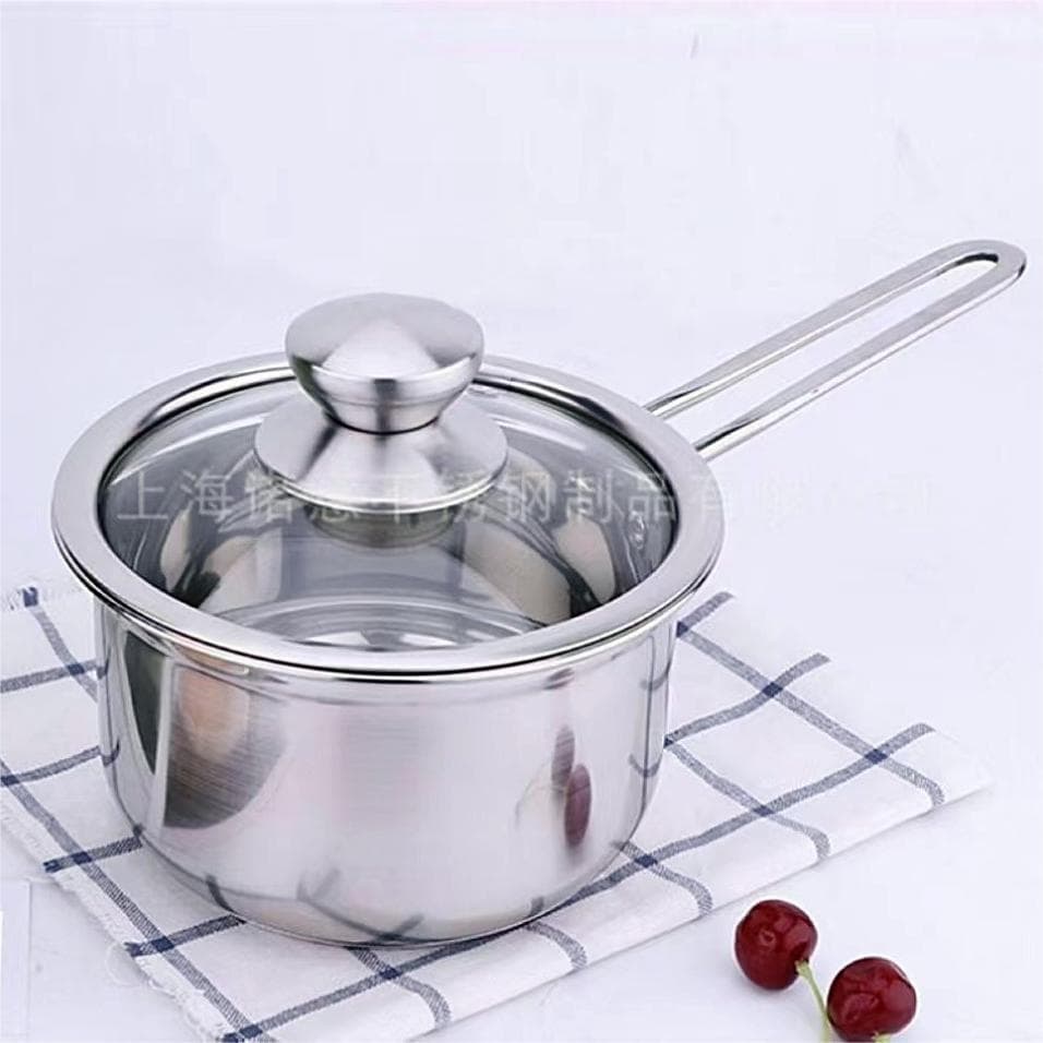 304 stainless steel milk pot baby food supplement hot milk non-stick pot instant noodles small soup pot small pot induction cooker one pot