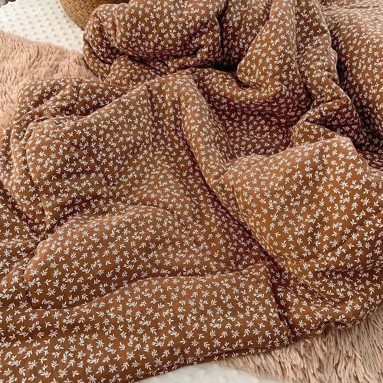 Class A Double-Layer Gauze Summer Blanket Air Conditioning Quilt Adult Pure Cotton Crepe Cotton Washable New Thin Blanket
