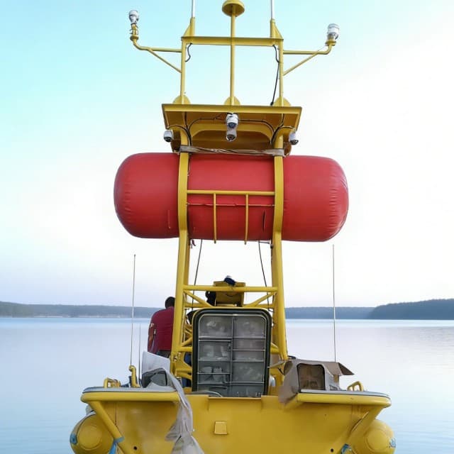 Patented automatic inflatable self-righting system for small boats to undertake various boat specifications (designs).