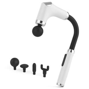 Cross-Border Curved Fascia Gun, Muscle Relaxation Massager, Fitness Neck and Shoulder Vibration Massage Stick, Electric Shoulder and Neck Massage Gun