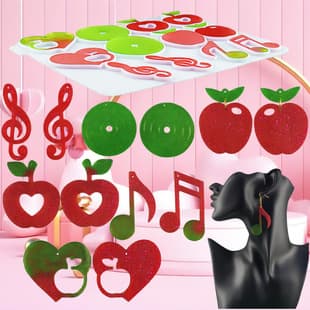 Z0217 Teacher Series Earrings Decoration Cement Plaster Resin Mold DIY Silicone Mold