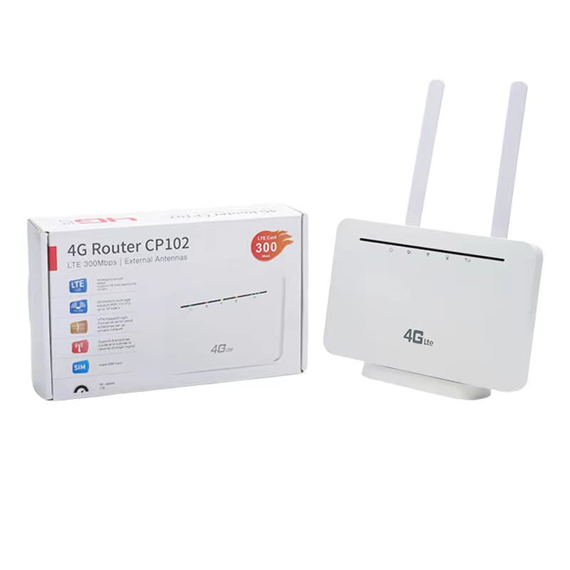 4G CPE Router CP102, Supports Multi-Language Settings, 2 SMA Antenna Interfaces for External Antennas