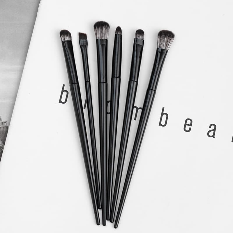 6-Piece Eye Makeup Brush Set: Eyeshadow, Concealer, Eye Shadow Brushes, Setting Makeup Tools
