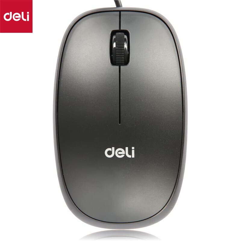Deli 3715 optical mouse office notebook wired usb mouse wired mouse wholesale desktop