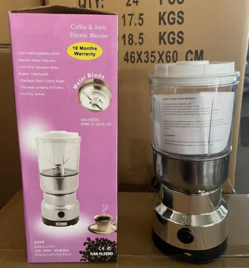 Grain Grinder UK Plug, Five-Grain Pulverizer, EU/US Plug Coffee Bean Grinder, Export Food Processor for Home Use