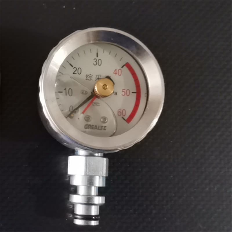 Shock-Resistant and Wear-Resistant, Intuitive Reading Dual-Needle Shock-Resistant Pressure Gauge BZY-60 Dual-Needle Shock-Resistant Pressure Gauge