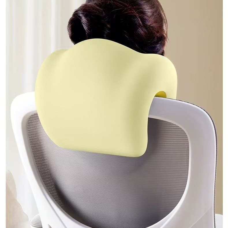 Office nap pillow, workstation headrest pillow, nap pillow, office chair headrest, neck support pillow for sleeping on your back.