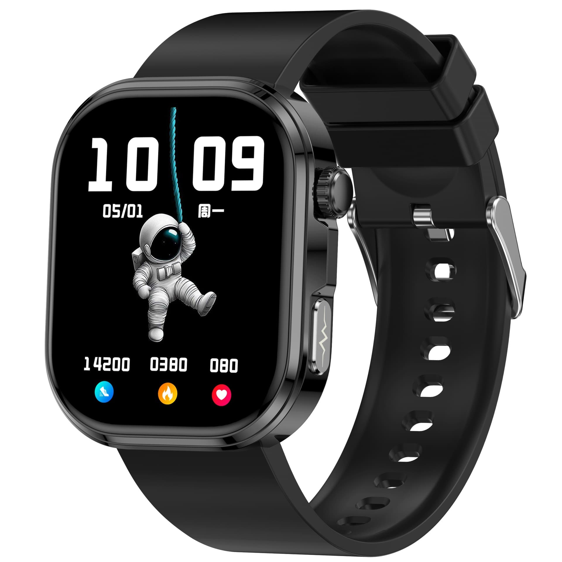 GE52 Smart Watch ECG Non-invasive Blood Glucose Uric Acid Health Monitoring Bluetooth Call Smart Watch