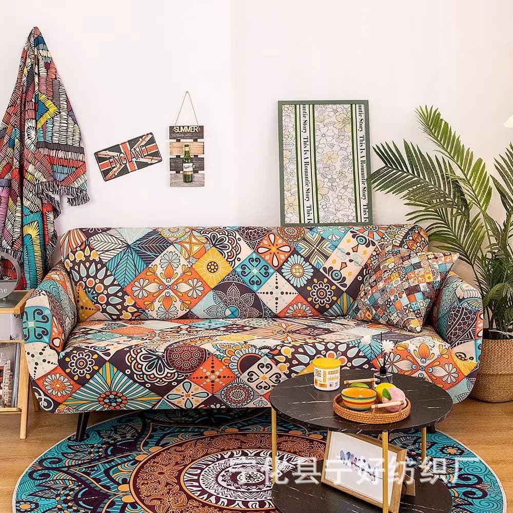 Cross-border Supply All-in-One Elastic Sofa Cover Stretchable Non-Slip Tight-Fitting Sofa Slipcover