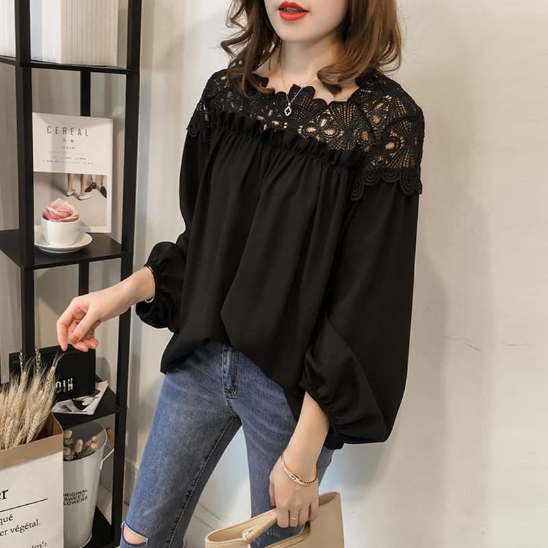 2023 Autumn/Winter New Plus Size Women's Fashionable Slimming Base Top with Mesh Patch for Fat Girls to Cover Flesh and Look Slim