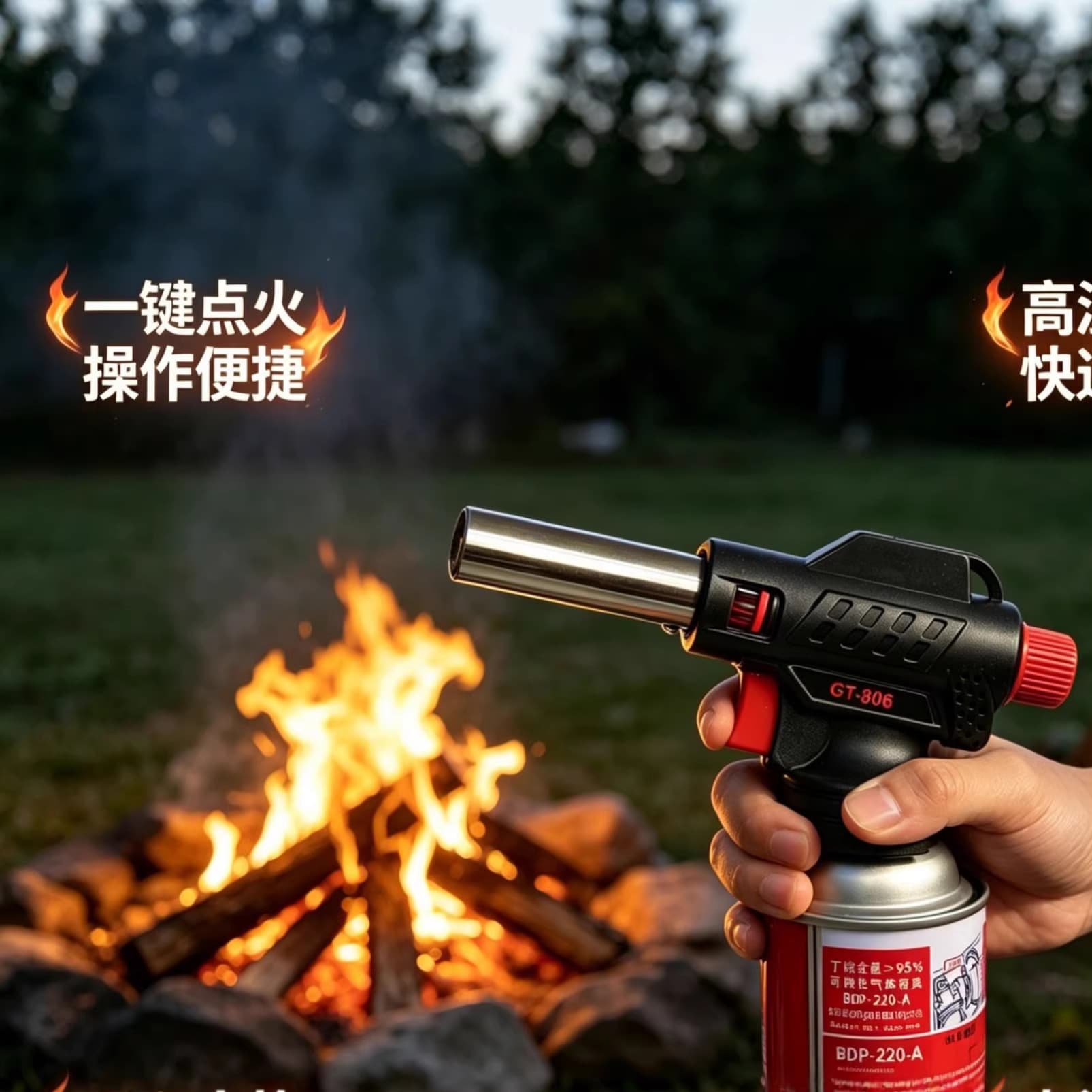New 806 Cartridge Blow Torch Lighter, Flame Torch, High-Temperature Thawing, Charcoal Igniter, Singeing Pig Hair Torch Lamp