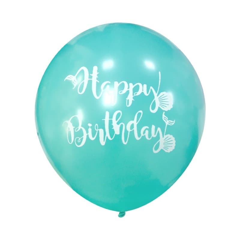 Cross-border 10-inch Mermaid Latex Balloon Ocean Theme Baby Birthday Party Decoration