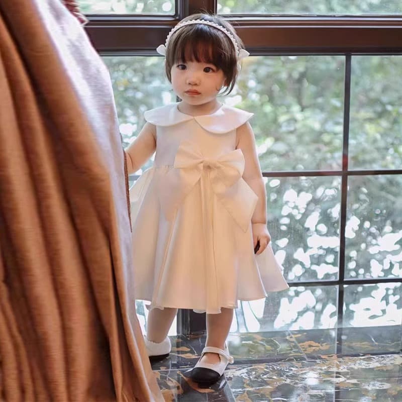 Baby Girl's First Birthday Dress 2026 Spring New Flower Girl Wedding Dress for Girls Birthday Party