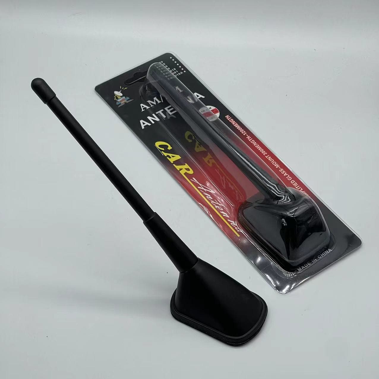 Cross-border Hot Selling Car Antenna Modification Decorative Antenna Rod with Base, Adhesive Type, No Drilling Required, Universal