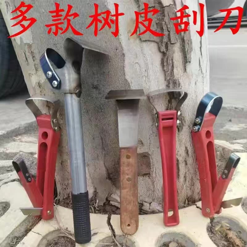 Bark scraper, fruit tree rot scraper, seedling bark scraper, horticultural fruit tree maintenance tool