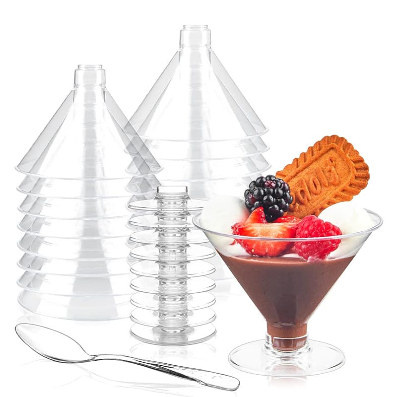 Disposable Plastic Champagne Flutes Cross-Border Cocktail Stemware Crystal Wine Glasses Glass-Look Red Wine Wedding Party Use