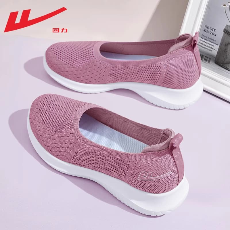 Warrior Women's Shoes 2026 New Summer Breathable Mesh Comfortable Shoes for Middle-Aged and Elderly Mothers Soft Sole Old Beijing Cloth Shoes for Women