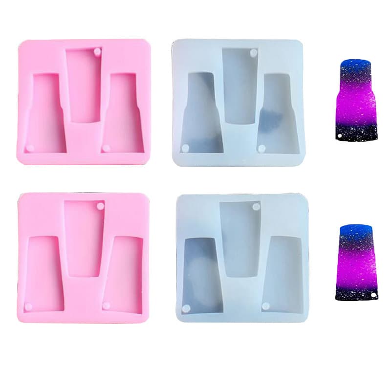 Wine bottle silicone mold, ice fruit vase, fondant mold, wine bottle shape and Cantonese dot decoration tools, glue mold