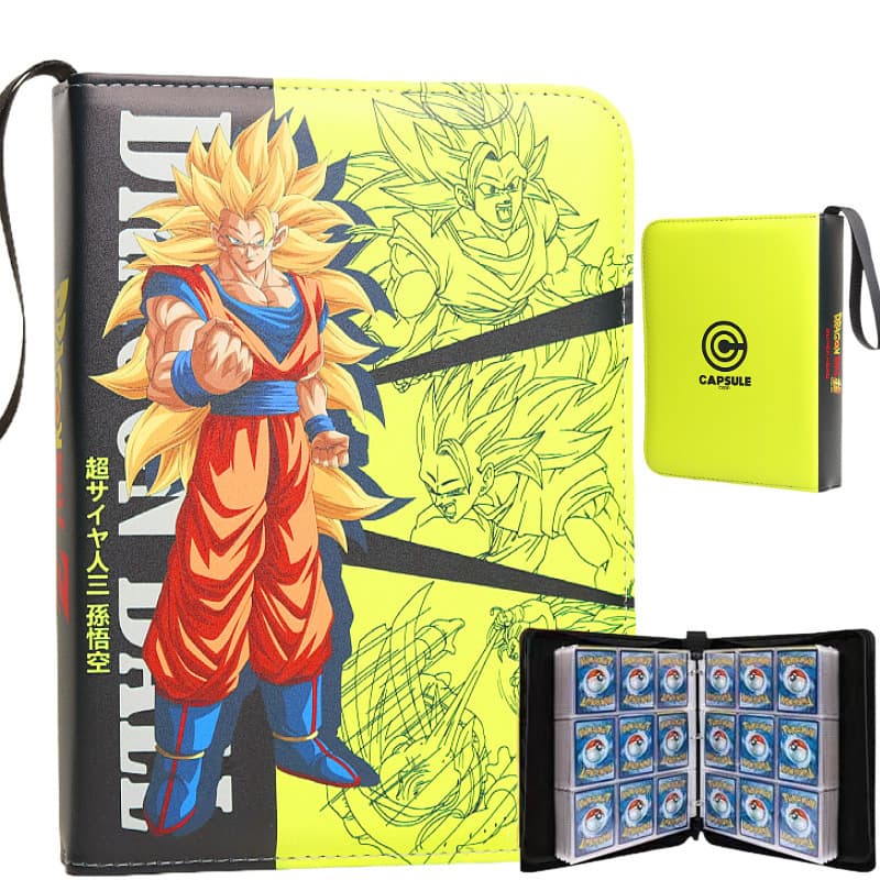 Dragon Ball Pokemon 4-Pocket 9-Pocket Game Card Collection Album Card Storage Bag Card Collector