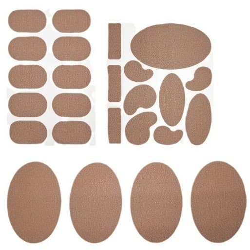 Velvet Loose Heel Grips for Women's High Heels, Anti-Slip Shoe Inserts, Prevent Heel Slipping, Shopping Shoe Stickers, Bulk