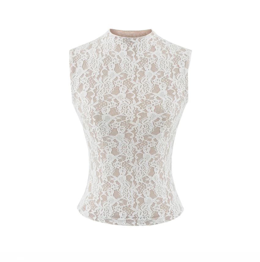 26 Styles Stand Collar Lace Patchwork Camisole Women's Summer New American Hot Girl Slim Fit Vest Top