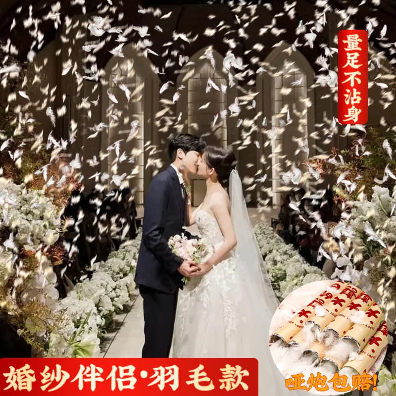 Feather Confetti Cannon Wedding Handheld Confetti Launcher Confetti Tube Confetti Cannon Wedding Spray Tube Confetti Tube Spray Cannon