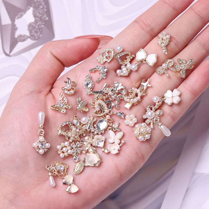 Nail Art Decorations 3D Bowknot Rhinestone Nail Art Accessories Decorations 3D Bowknot Rhinestone Accessories