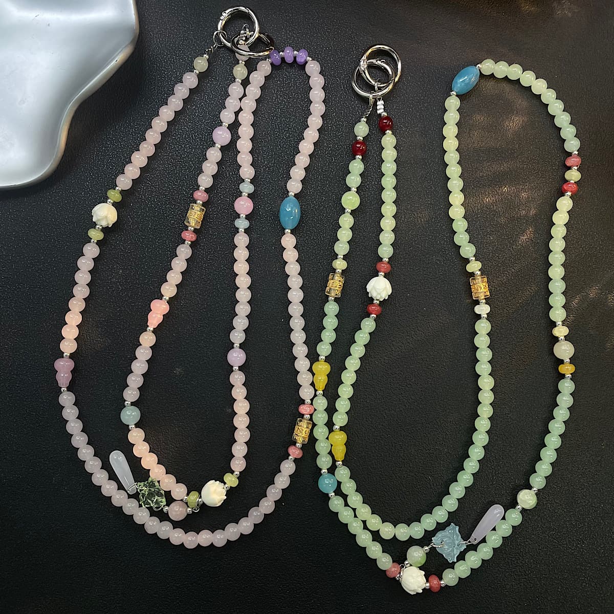 New Chinese Style Lotus Phone Strap Crossbody Women's Fashion Small Bag Lanyard Fresh Teacher Microphone Lanyard