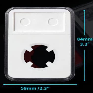 Small coin identification box/collection box, coin box, 18mm-40.6mm size.