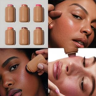Rhode Lip and Cheek Dual-use Pocket Blush Stick Packaging 5.3g Lipstick Tube Rotating Contour Stick Empty Tube Wholesale